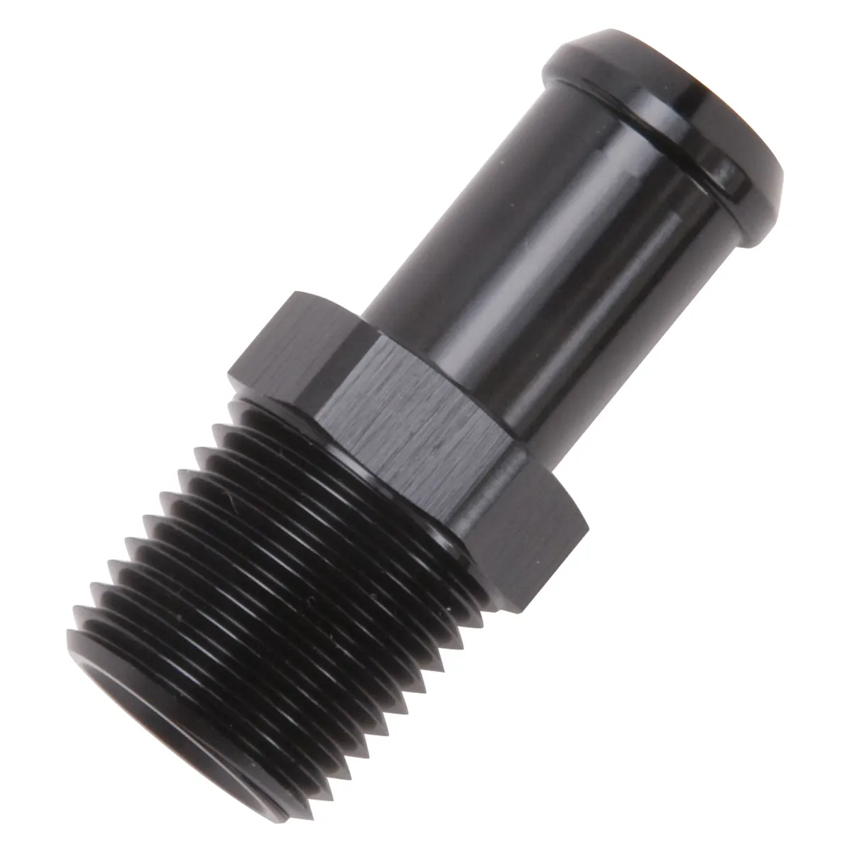 Edelbrock 8159 Heater Hose End Fitting - Straight with 1/2 NPT and 5/8 Barb. product image