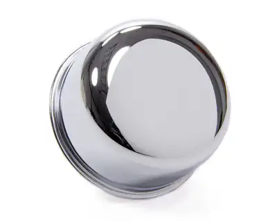 Racing Power Company Chrome Push In Breather 2-3/4in Dia 1in Neck