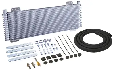 Derale 13 Row Series 9500 Plate & Fin Transmission Cooler Kit, 5/8 Inverted flare