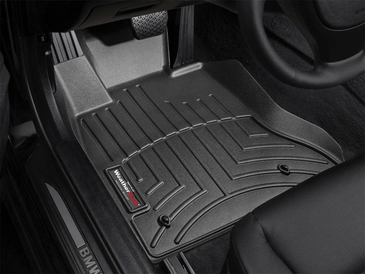 2011 + BMW 5-Series Black Front FloorLiner Fits rear wheel drive sedan and sportwagon Does not fit manual transmission / 2011 + BMW 5-Series Black Front FloorLiner Fits rear wheel drive sedan and sportwagon Does not fit manual transmission product image