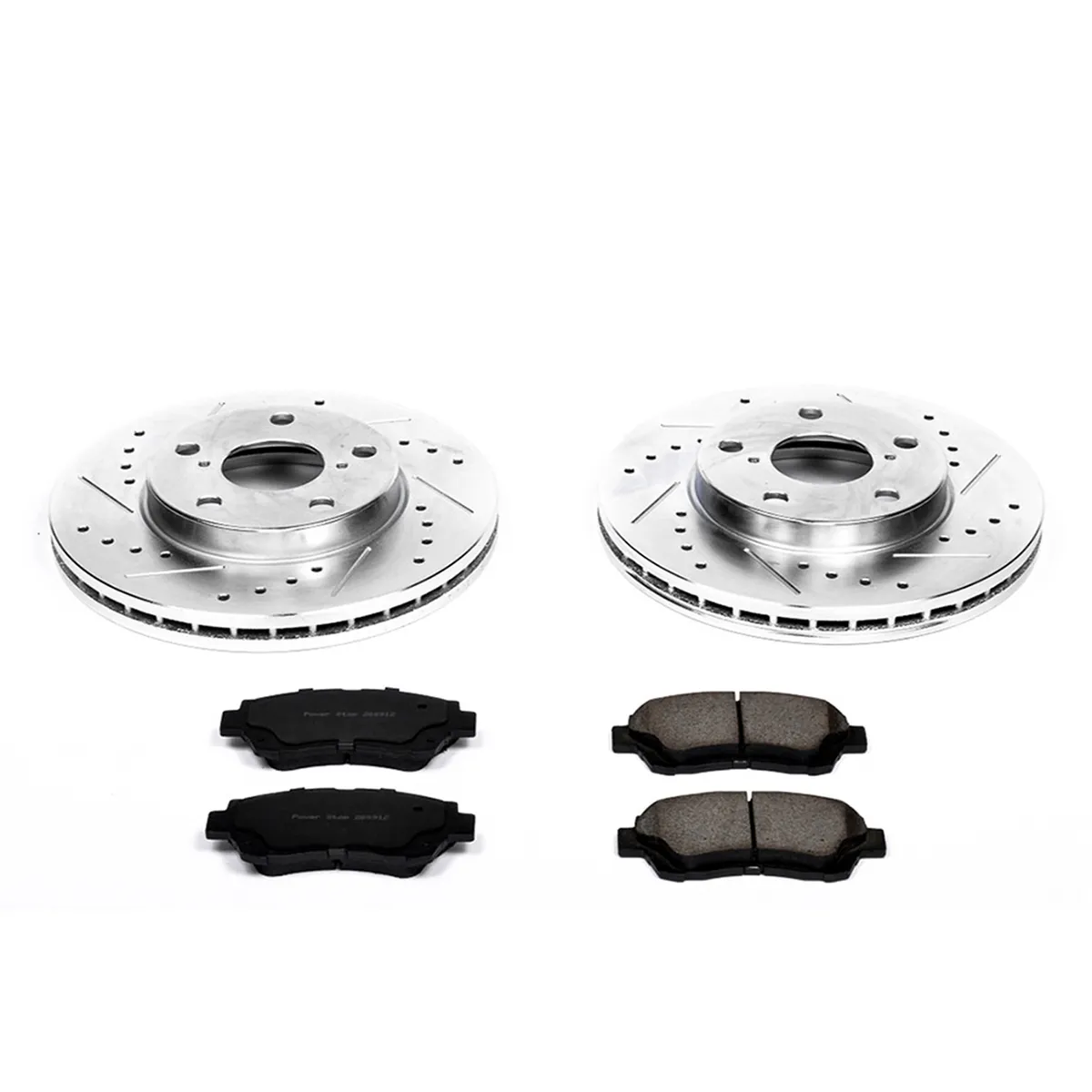 Z23 Evolution Sport Upgrade Kit: Drilled/Slotted Rotors; Carbon-Fiber Ceramic Pads W/Hardware product image