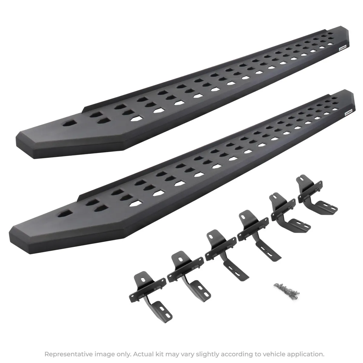 Go Rhino - 69430687PC - RB20 Running Boards With Mounting Brackets - Textured Black product image