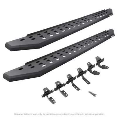 Go Rhino Go Rhino - 69404787PC - RB20 Running Boards With Mounting Brackets - Textured Black