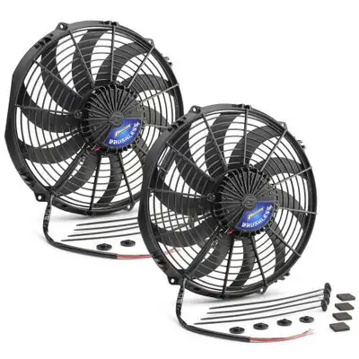 Proform Brushless Electric Fan Dual 12in S-Blade Puller