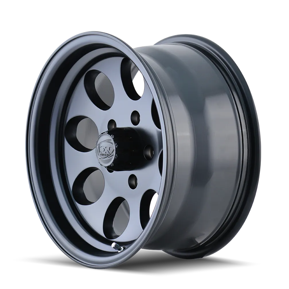 Cast Aluminum Wheels 171 MB 16x8 Matte Black 5 On 127 Bolt Pattern -5 Offset ION Wheels product image