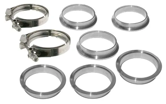 3.0 Inch QR Aluminum V-Band 8 Pc Set 2C 3M 3F PPE Diesel product image