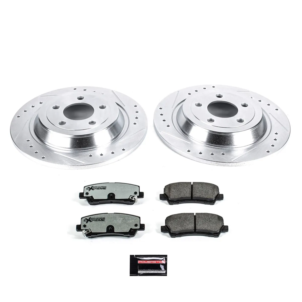 Z26 Street Warrior Upgrade Kit: Drilled/Slotted Rotors; Carbon-Fiber Ceramic Pads W/Hardware product image