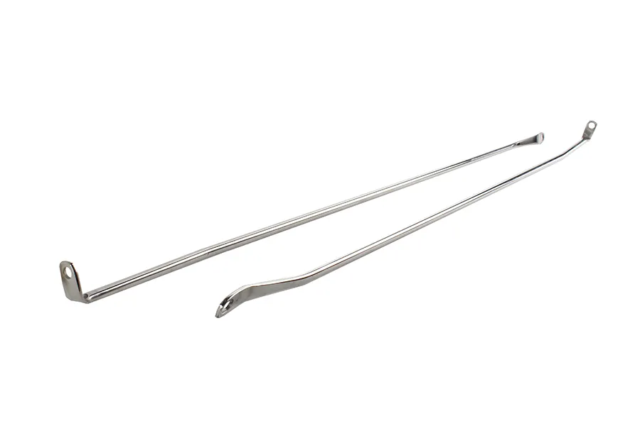Jeep TJ Strut Rod Kit 97-06 Wrangler TJ Polished Silver Kentrol product image