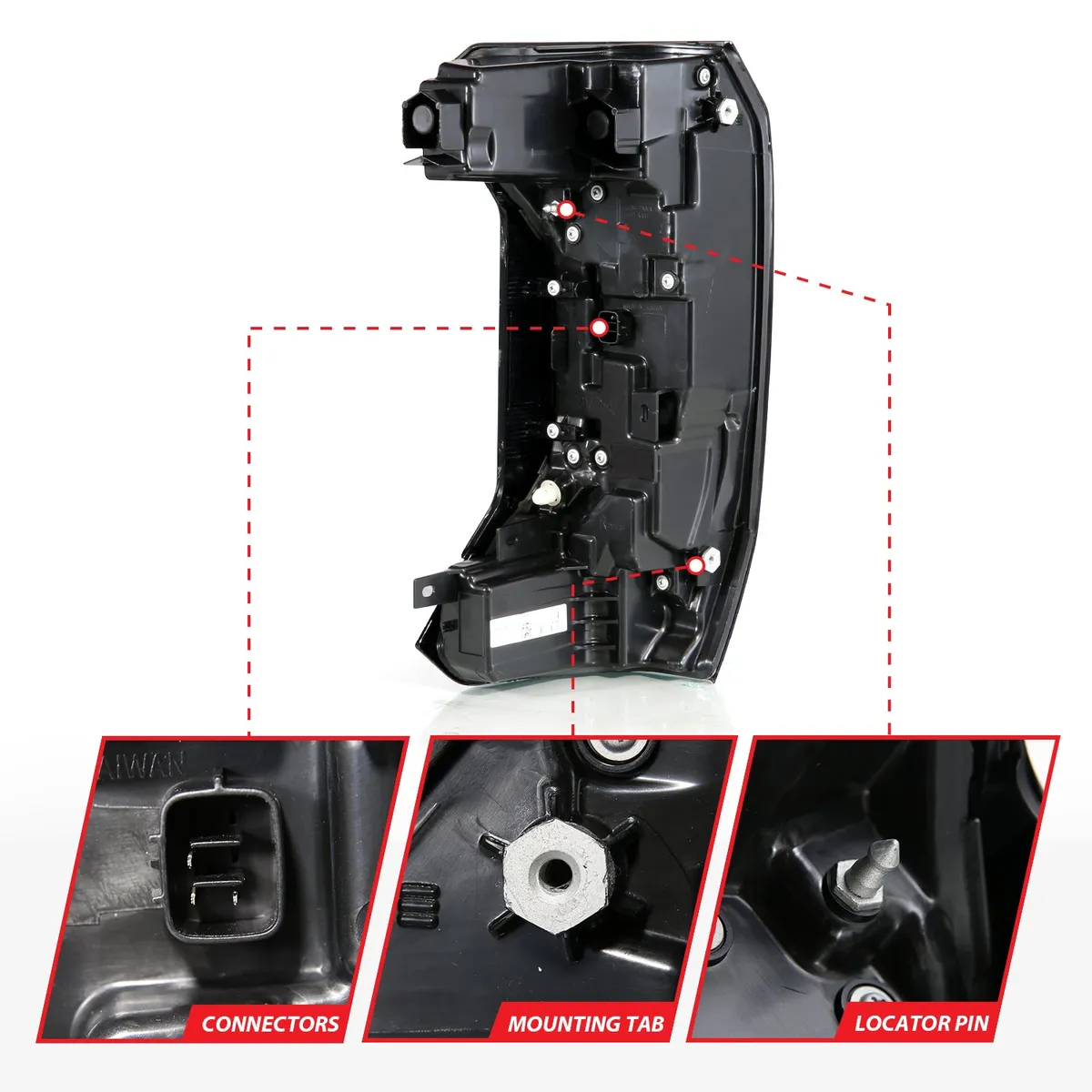 Toyota Tundra 22-26 Full LED Tail Lights Black Clear Lens w/ Sequential (Fits All Models) product image