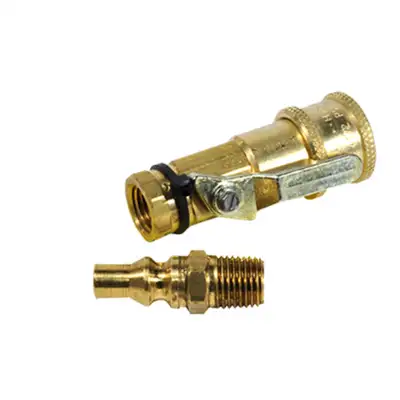 Mr Heater Propane/Natural Gas Connector Kit with Shut-off Valve and Full Flow Male Plug