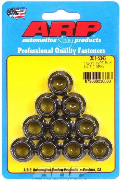 ARP Auto Racing 1/2-13 12pt Nut Kit 10pk