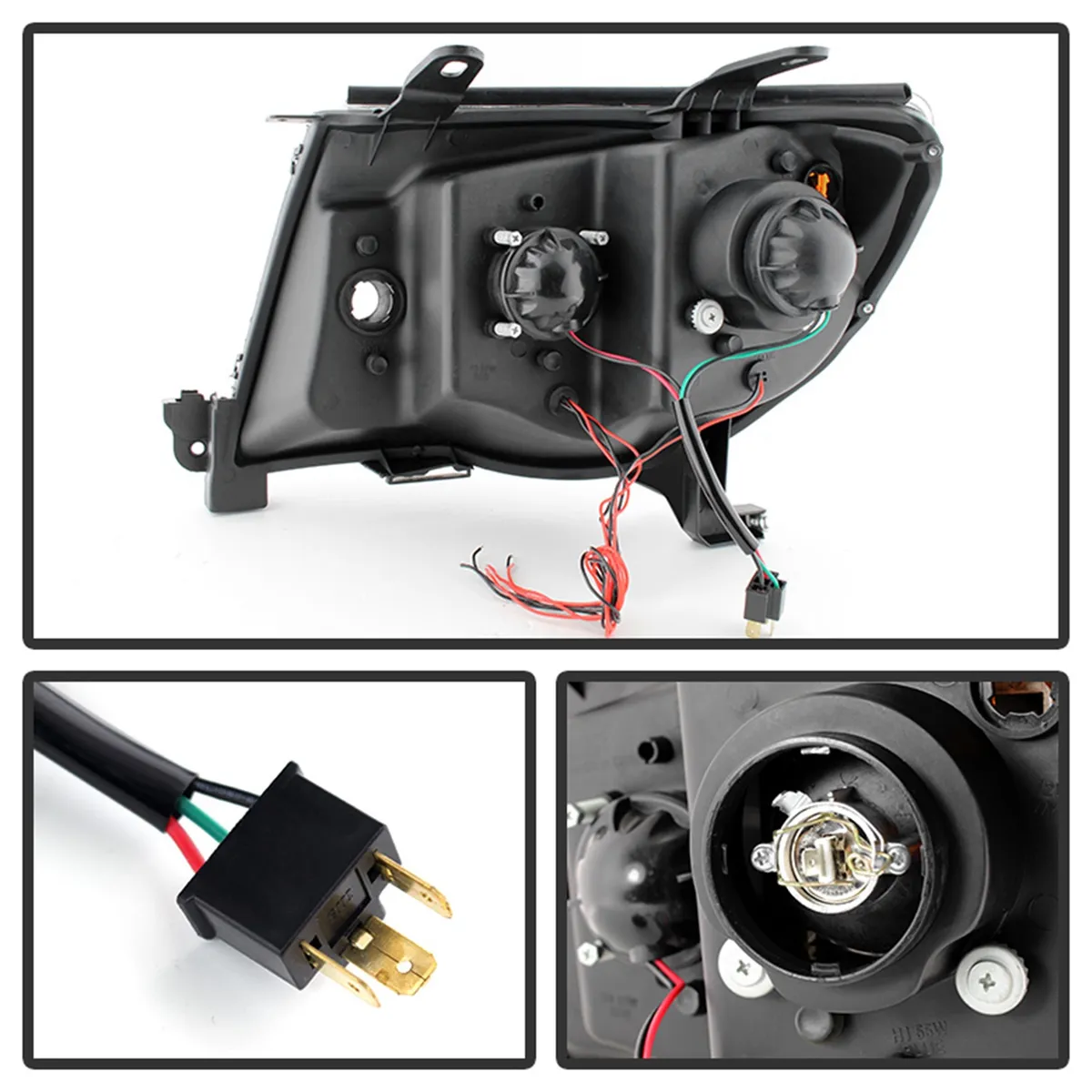0511 Tacoma Halo Projector Headlightsblack Driver/Passenger product image