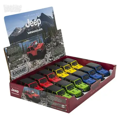 No Brand 5\" Die-Cast 2018 Jeep Wrangler Hard Top 12/Display