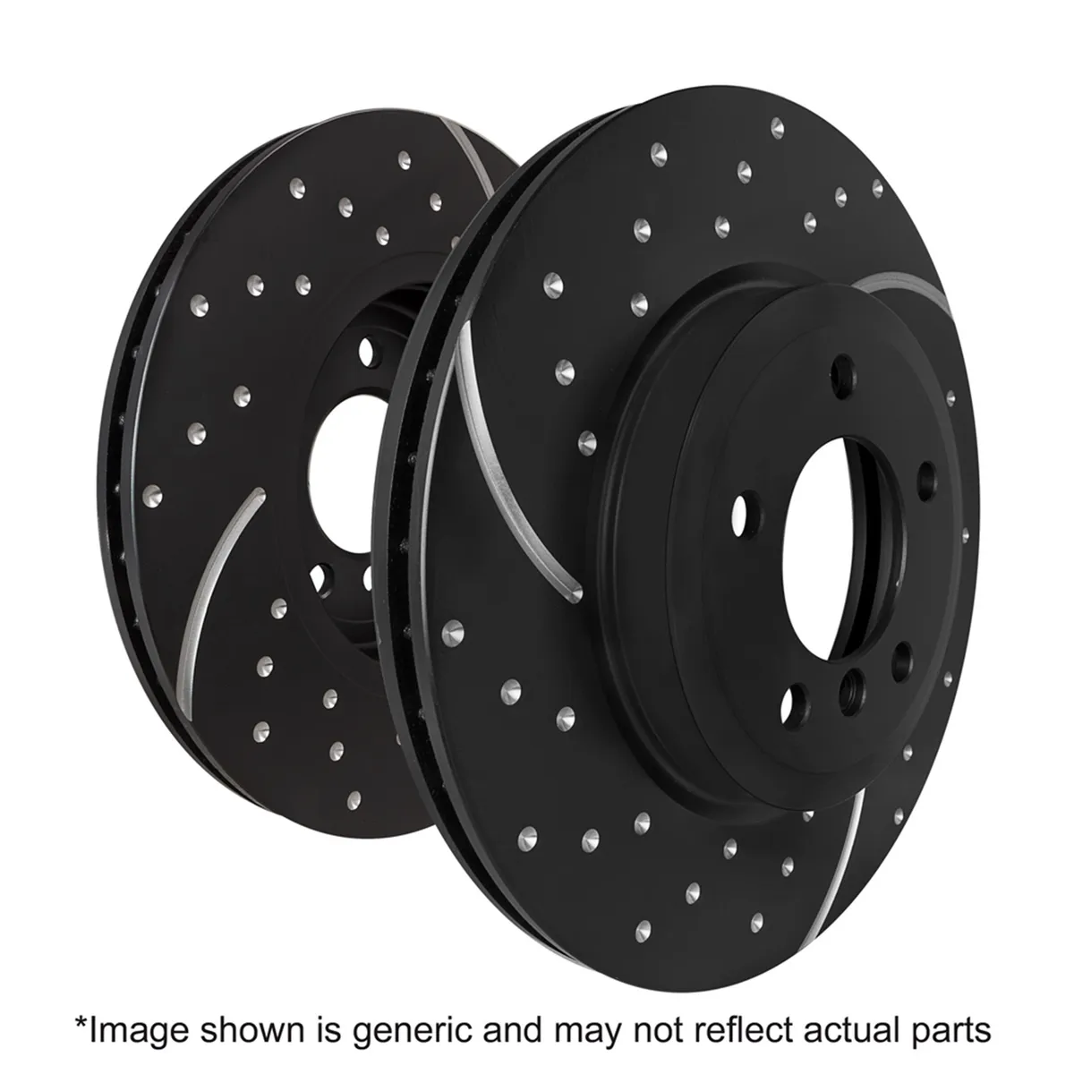 3GD Series Sport Slotted Rotor Set; Front; For FMSI Pad No. D2427; Vented; 5 Bolt Holes; 350mm Dia.; 32mm Thick; product image