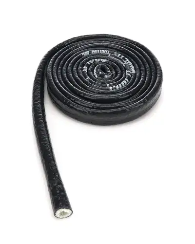 Thermo-Tec Products Heat Sleeve 1/2 Inch x 10 Foot Braided Fiberglass 500-2200 Degree F Black Thermo Tec