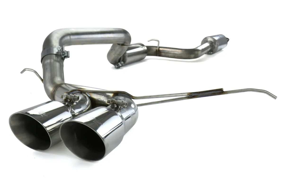 MBRP Exhaust Armor Plus Cat Back Exhaust System; 3 in.; Incl. Ext. Pipe/Muffler/Resonator/Over Axle Pipe/Tailpipe/Hardware/Dual 4 in. OD Tips; Dual Center Exit; T409 Stainless Steel;