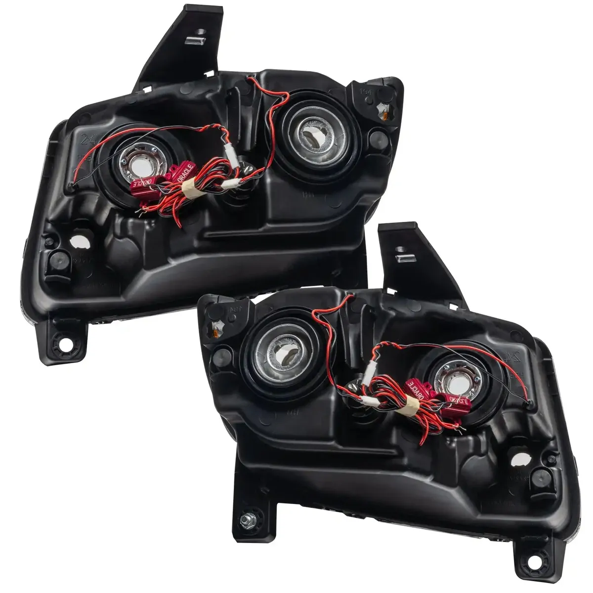 ORACLE Lighting 2011-2013 Jeep Grand Cherokee Non-HID Pre-Assembled LED Halo Headlights - Chrome Housing product image