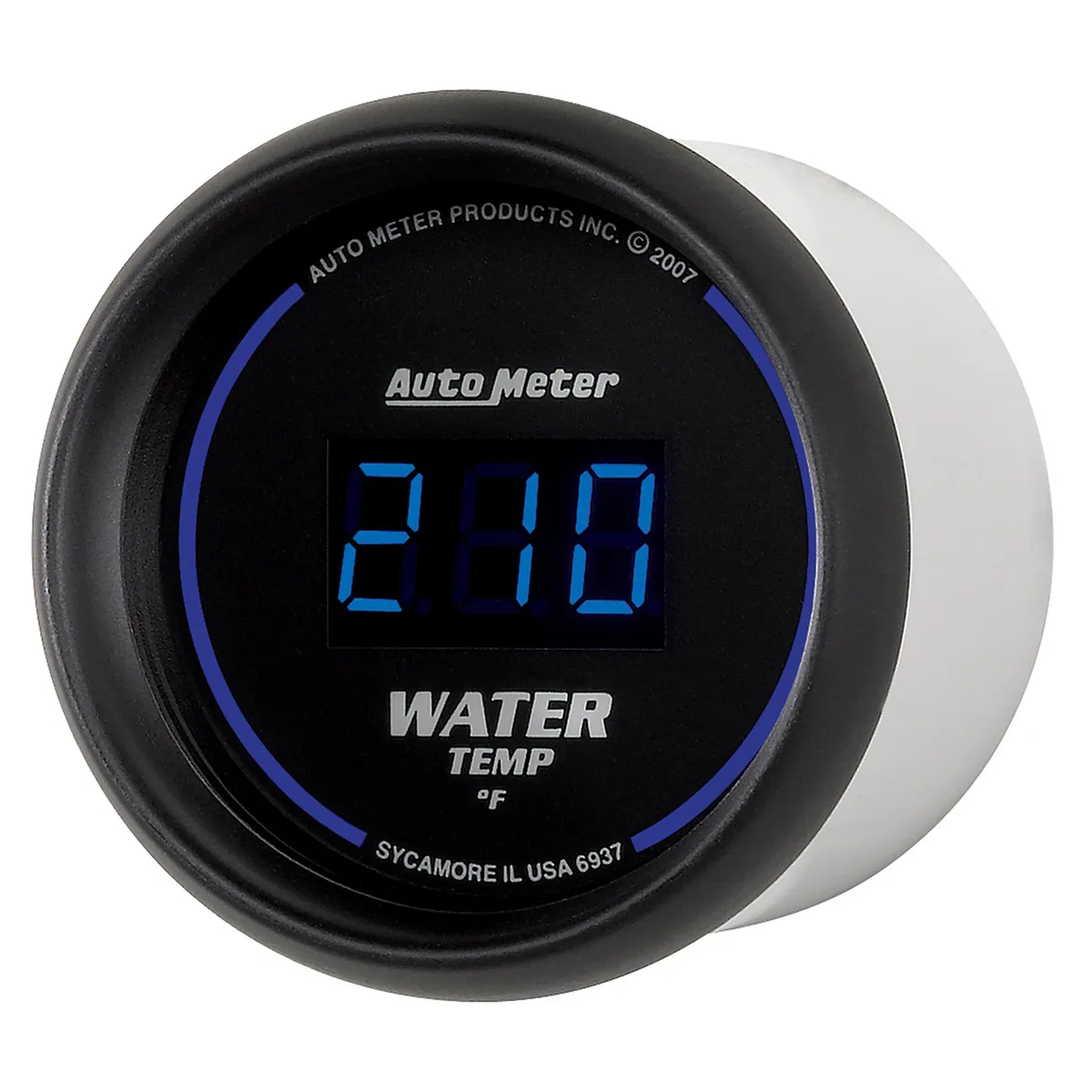 Gauge, Water Temp, 2 1/16", 340?F, Digital, Black Dial w/ Blue LED product image