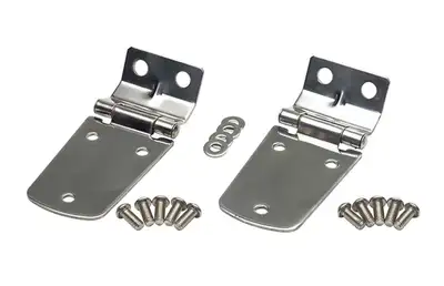 Kentrol 97 TJ Hood Kit (Without Hood Catch) Polished Stainless Steel