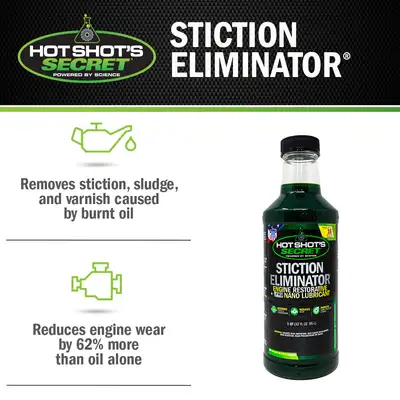 Hot Shot's Secret Hot Shot's Secret STICTION ELIMINATOR Engine Oil Additive- 32 OZ