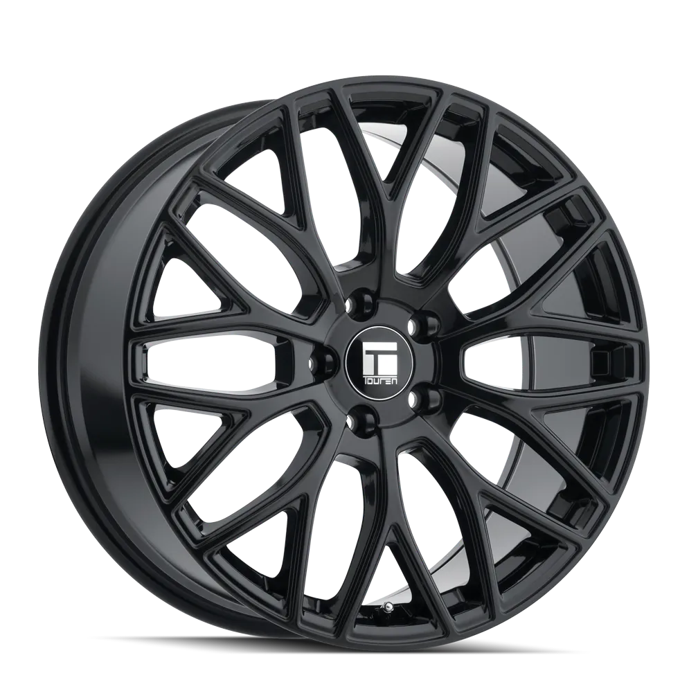 Touren Wheels TR76 3276 Gloss Black 17X8 5-114.3 35MM 72.6MM product image