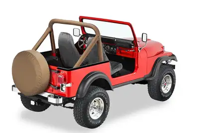 Bestop Jeep Sport Bar Covers For Jeep 1980-1983 CJ5 Tan Bestop
