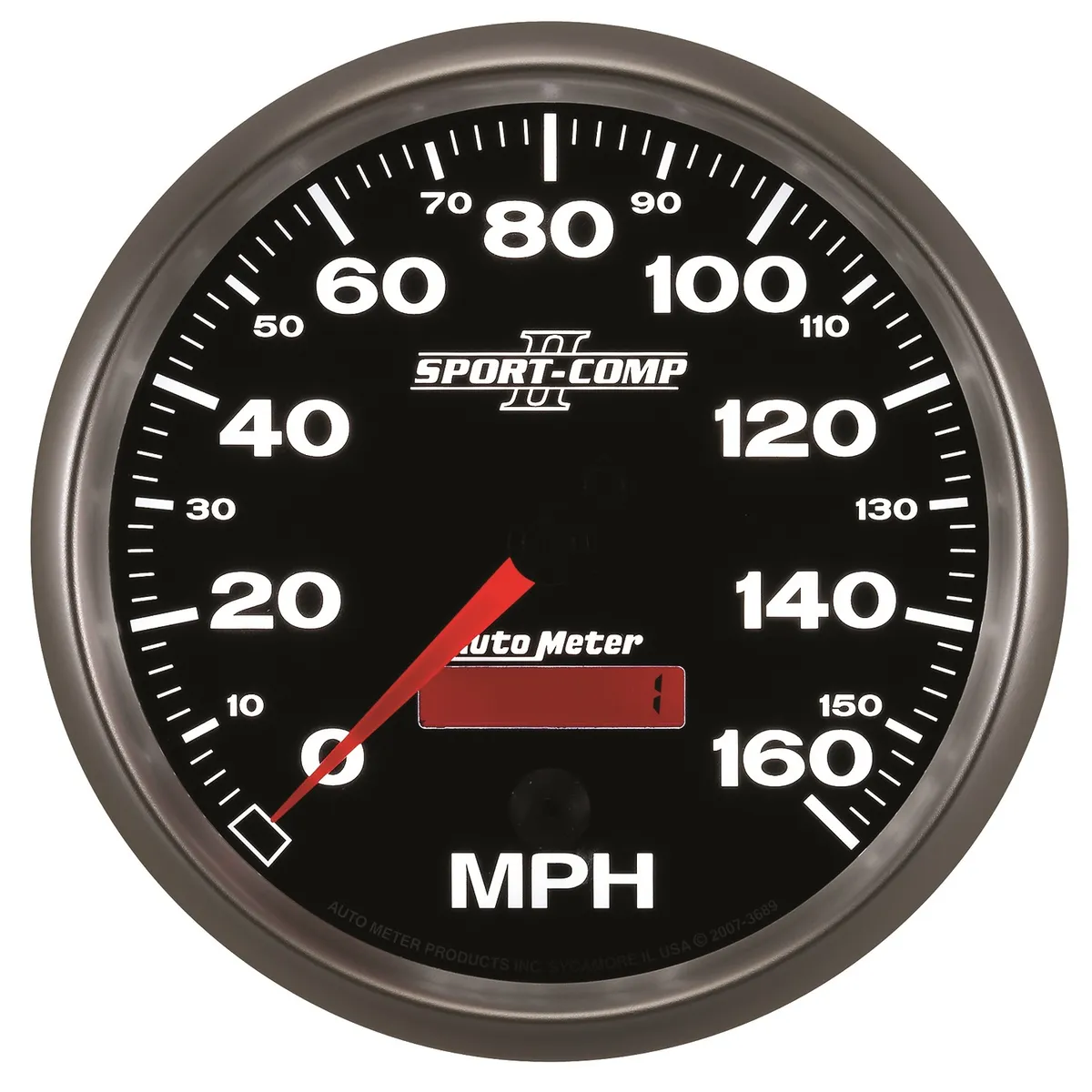 Gauge, Speedometer, 5", 160mph, Elec. Programmable, Sport-Comp II product image