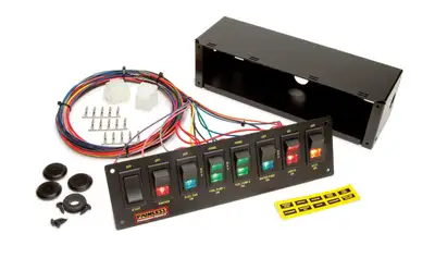Painless Wiring 8-Switch Panel; Non-Fused; Roll Bar Mount; Use w/PN[50001];