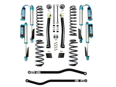 EVO Manufacturing Jeep Wrangler JL 2.5 Heavy Duty Enforcer Lift Stage 2 Plus With EVO Spec King 2.5 Shocks