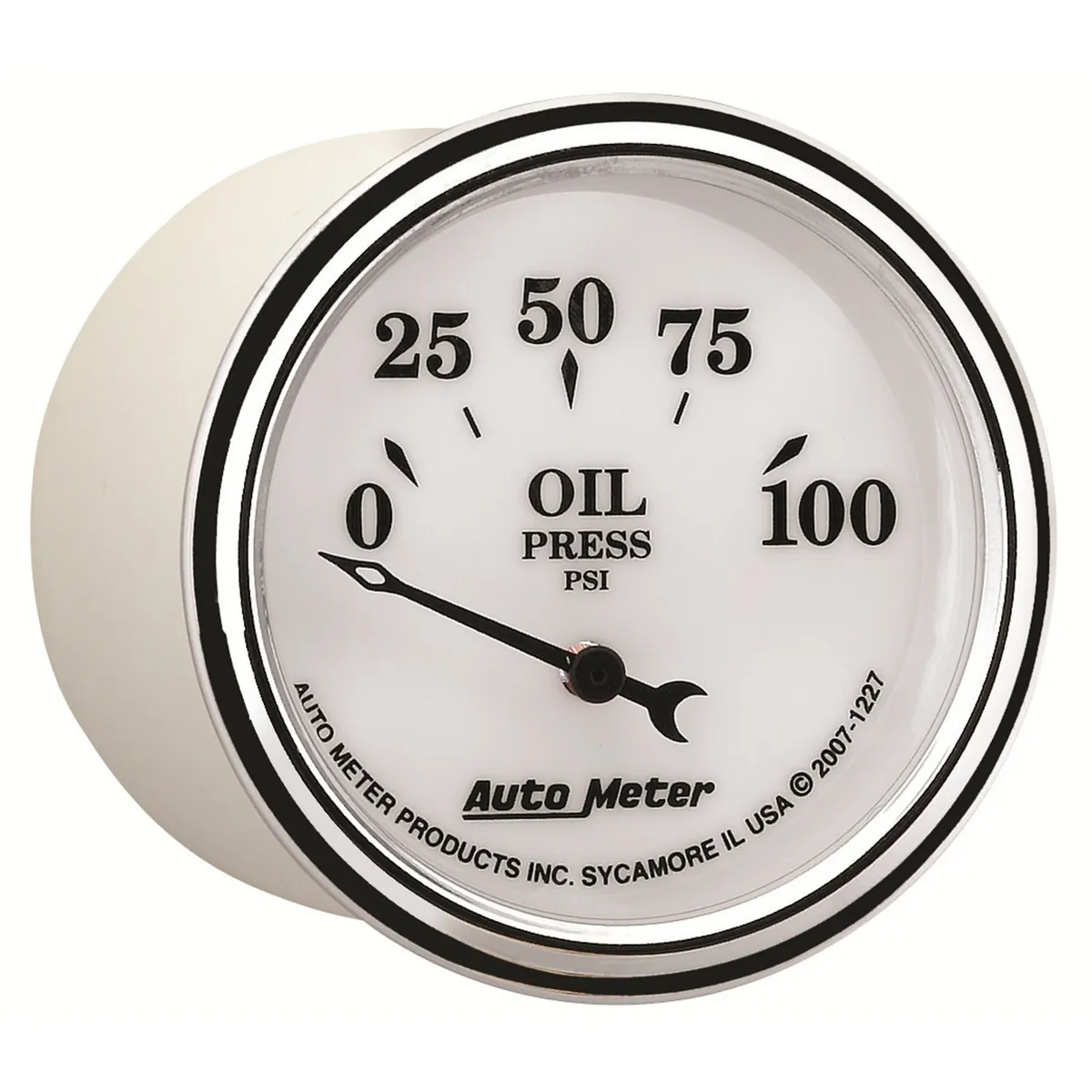Gauge, Oil Press, 2 1/16", 100psi, Elec, Old Tyme White II product image