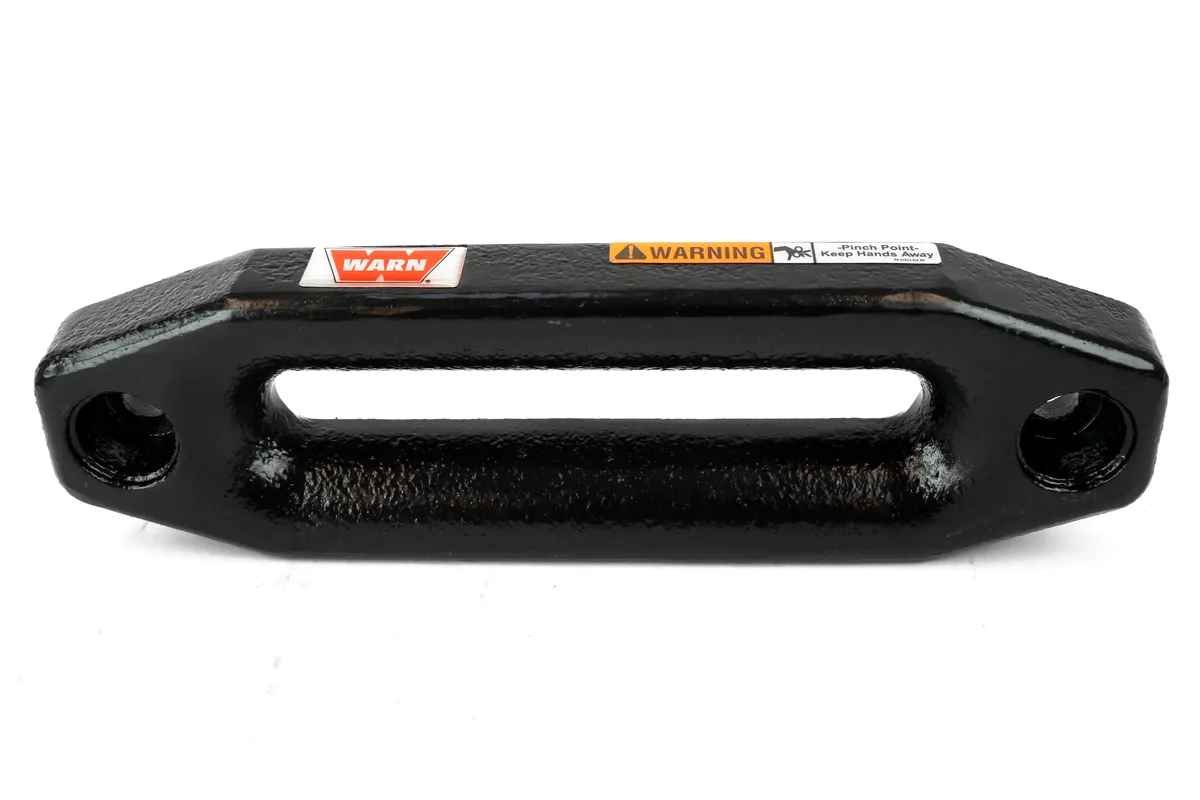 Warn WARN - Hawse Style; For Use with Wire or Synthetic Rope on Winches with 4000 Pound Capacity or Greater; Black