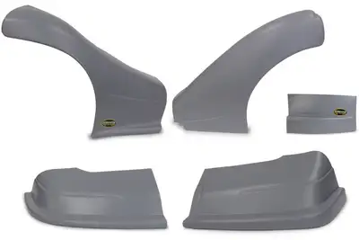 Dominator Race Body Dominator Late Model Nose Kit Gray