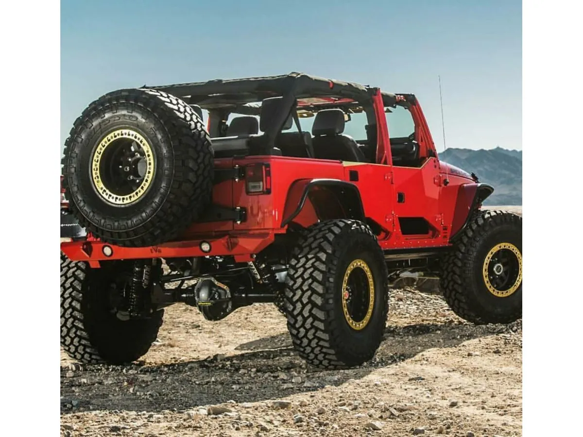 JK Jku EVO 3-5 Inch Lift King Coilover Conversion High Clearance Long Arm Pro Suspension (Black) Jeep Wrangler 2 Door And 4 Door 2007-2018 product image