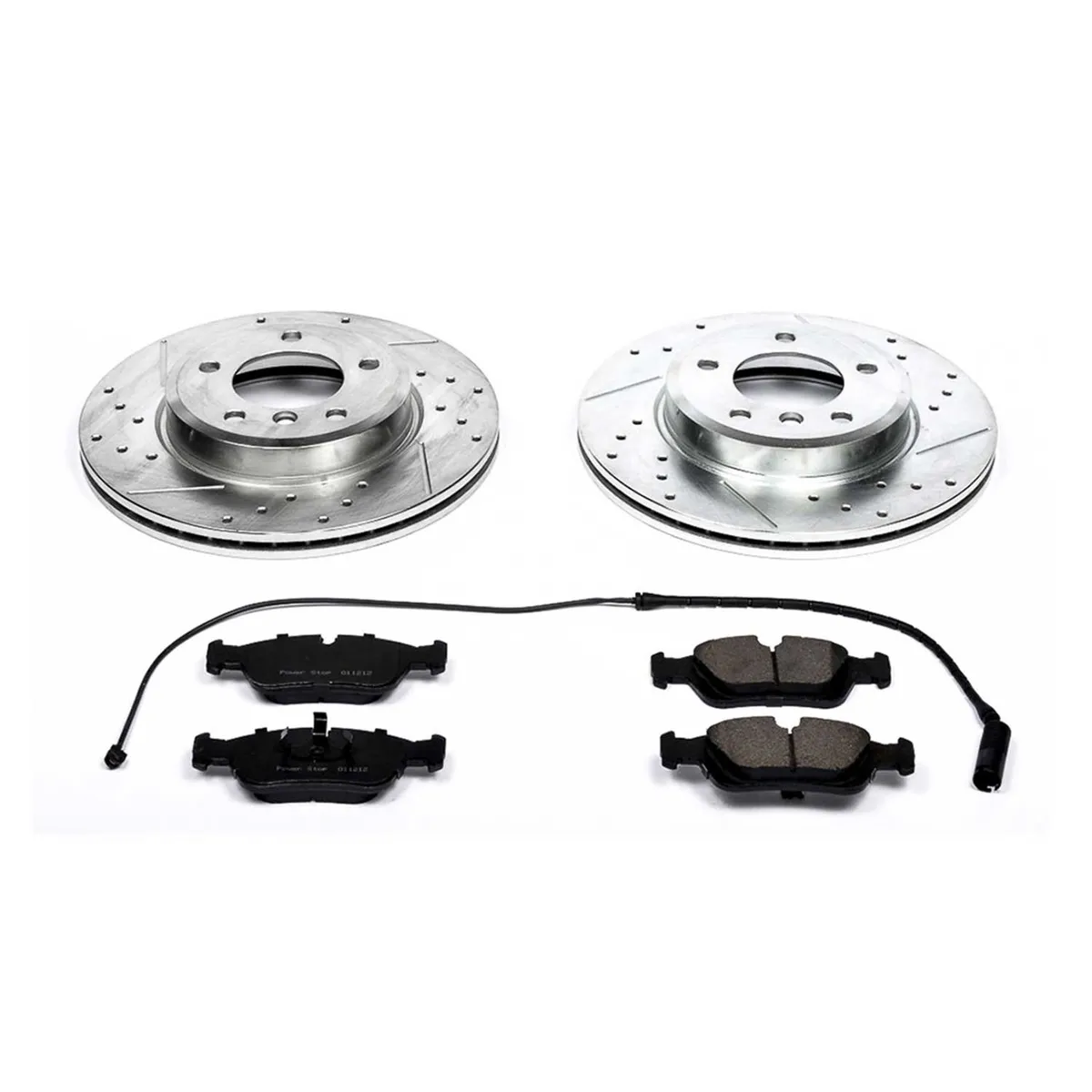 Z23 Evolution Sport Upgrade Kit: Drilled/Slotted Rotors; Carbon-Fiber Ceramic Pads W/Hardware; Pad Sensors product image