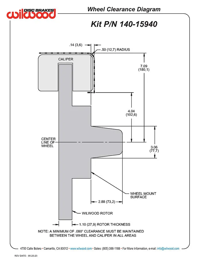 6387 C10/C15 Forged Narrow Superlite 6r Big Brake Kit Hub & 1pc Rotor Black Powder product image