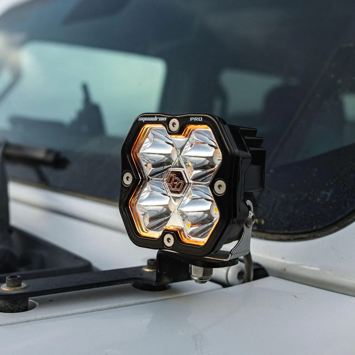 Baja Designs Squadron 2.0 Pro A-Pillar Light Kit Jeep 2018-26 Wrangler JL 2020-26 Gladiator JT Toggle Baja Designs