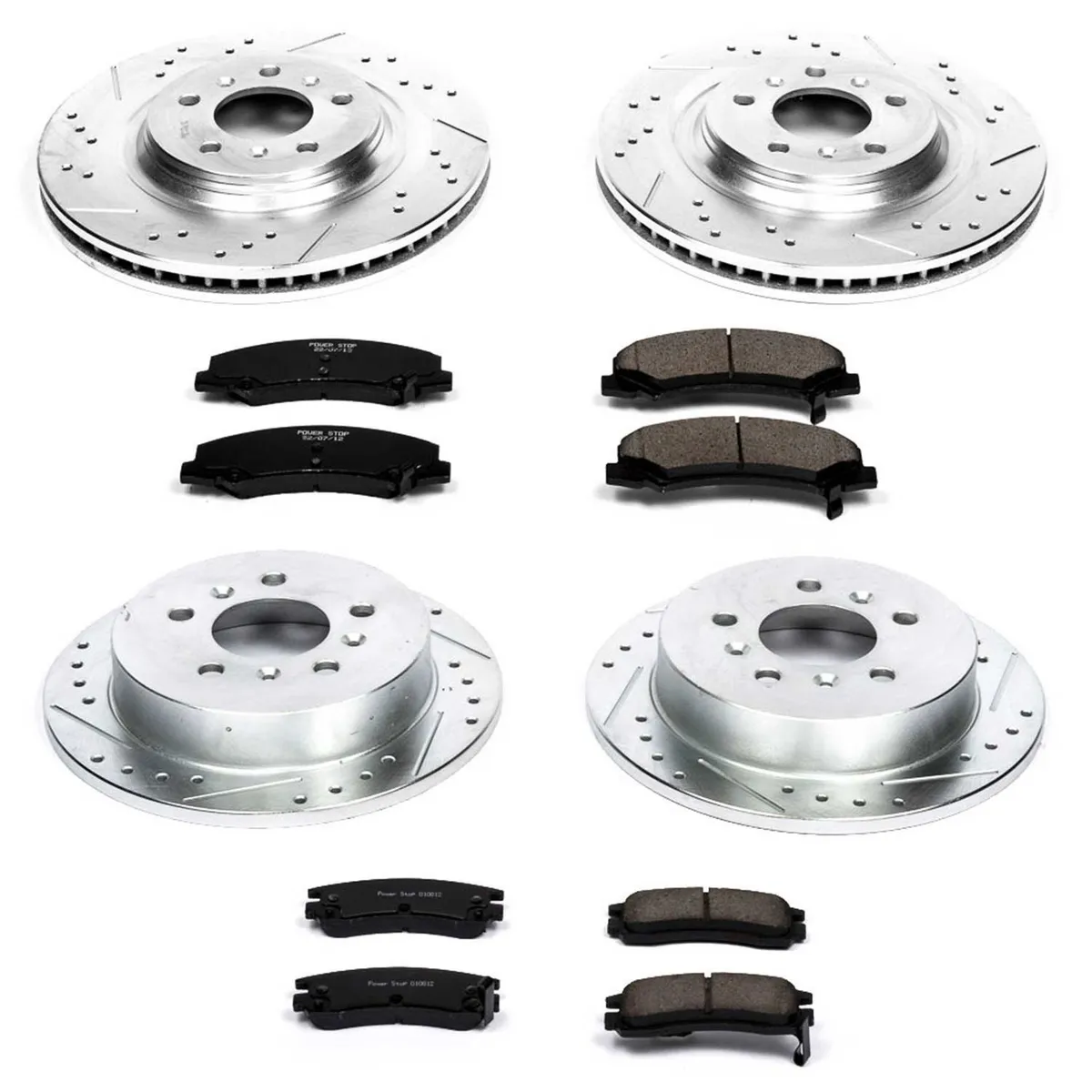 Z23 Evolution Sport Upgrade Kit: Drilled/Slotted Rotors; Carbon-Fiber Ceramic Pads W/Hardware product image