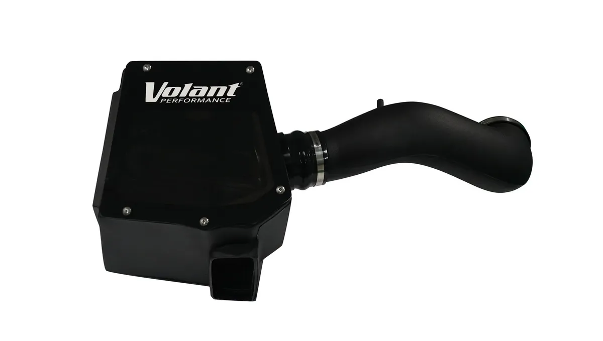 Cold Air Intake Kit; Incl. Closed Filter Box/Air Duct/DryTech 3D Synthetic Filter/Connectors/Clamps; product image