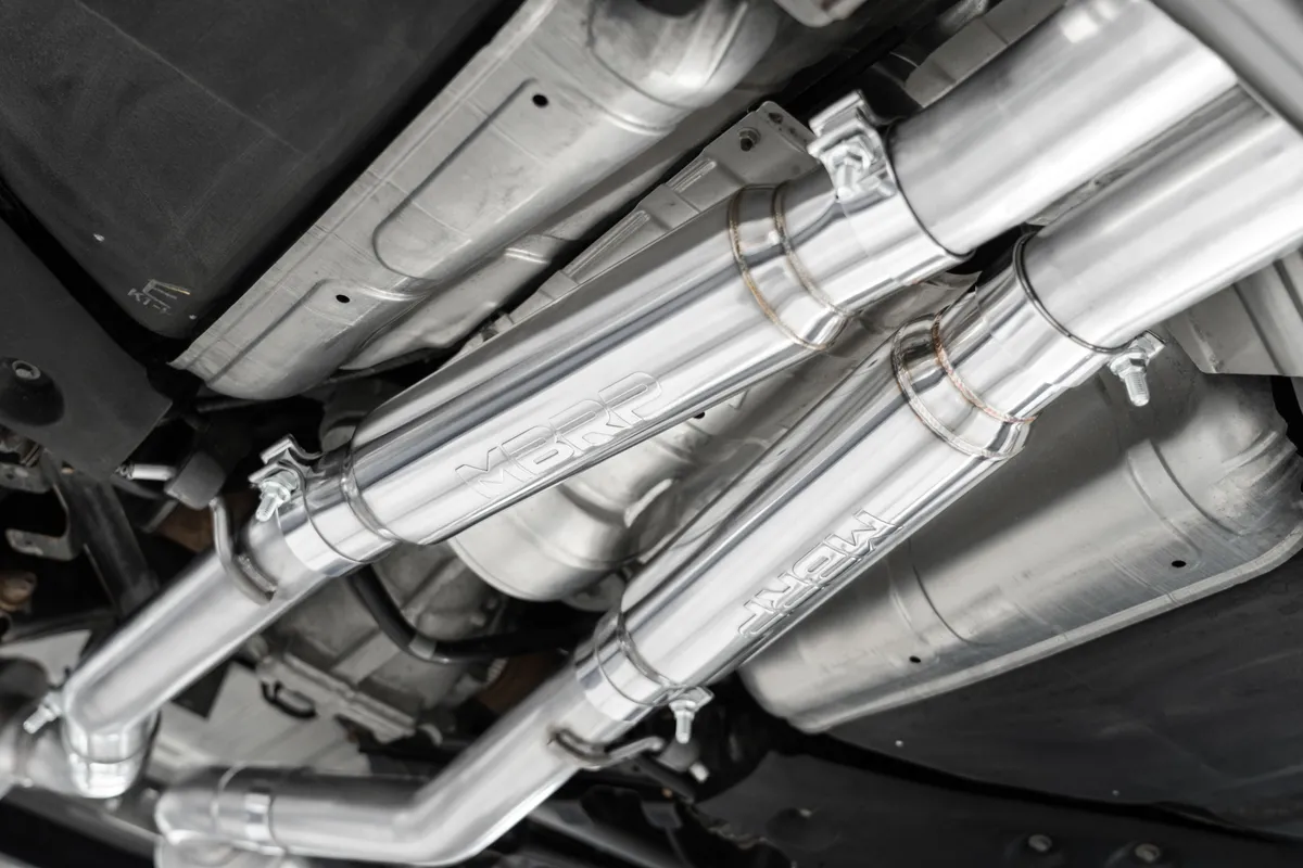 2016-2024 Infiniti Q50 3.0L 3 Inch Cat-Back Dual Split Rear Exit Tour Version T304 Stainless Steel MBRP product image