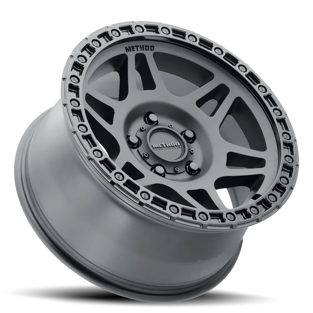 Method Race Wheels Aluminum Wheels 17x9 MR312 Bolt Pattern 5 On 127 Offset -12 Lip Size 0.91 Double Matte Black MBGL Gloss Black Lip Method