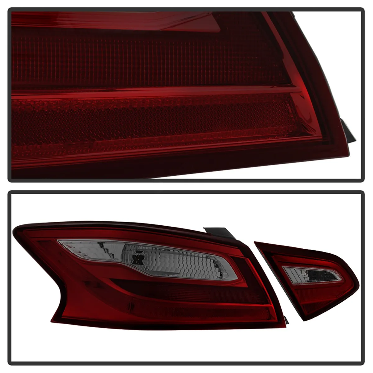 1618 Altima 4DR OE Tail Light Red Smoke product image