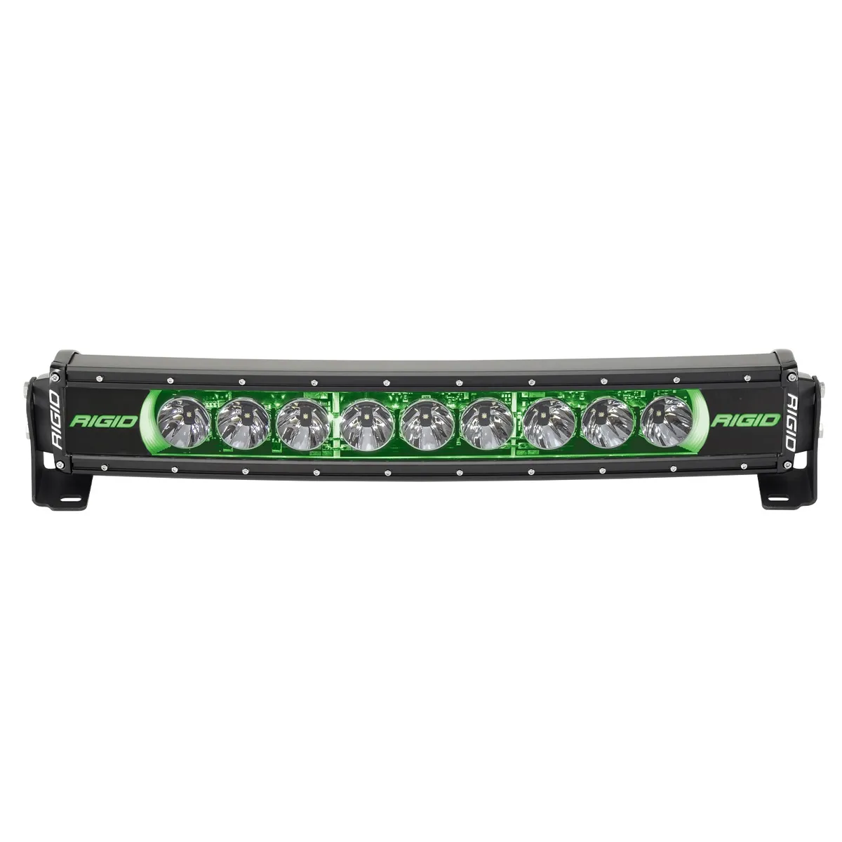 The stylish versatility of the RIGID Radiance lighting family just got better with Radiance+Curved RBGW Light Bars. These bars are featured packed and provide the user with the ability to toggle between eight available backlight options. product image