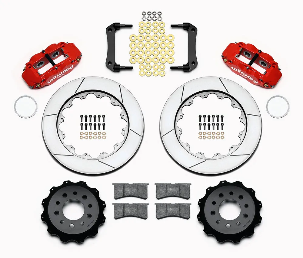 Wilwood FNSL4R Rear Kit 14.00in Red Morrison Multilink IRS 2010-15 Camaro Based product image