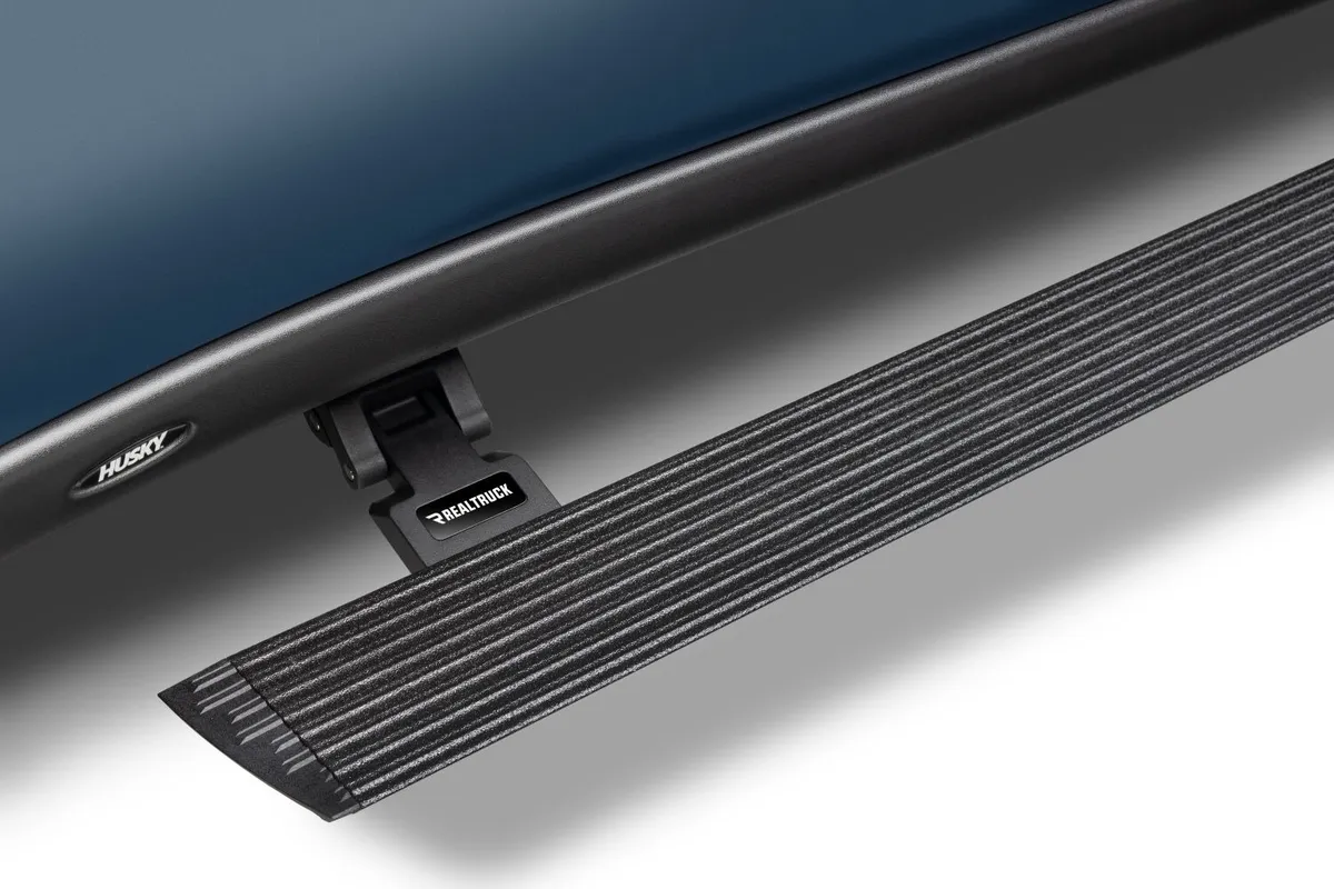 Go Rhino 20404887T - RealTruck VoltStep Electric Running Board Kit - Protective Bedliner Coating product image