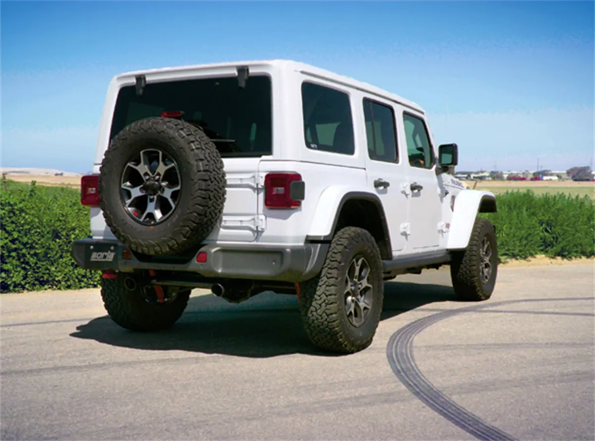 2018-2026 Jeep Wrangler JL/ JLU Axle-Back Exhaust System Touring Part # 11955CB product image