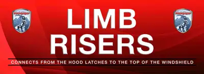Steinjager Header Sign 18.375 inches wide x 5.5 inches high Limb Risers