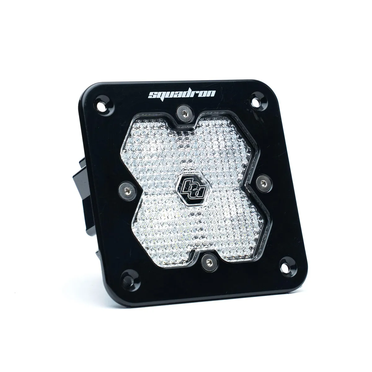 Squadron 2.0 Sport Black Flush Mount LED Auxiliary Light Pod Universal Clear Work/Scene Baja Designs product image