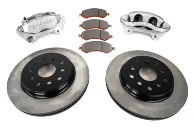 TeraFlex Big Brake Kit JK Front Complete Big Calipers Plain Rotors 13.3in