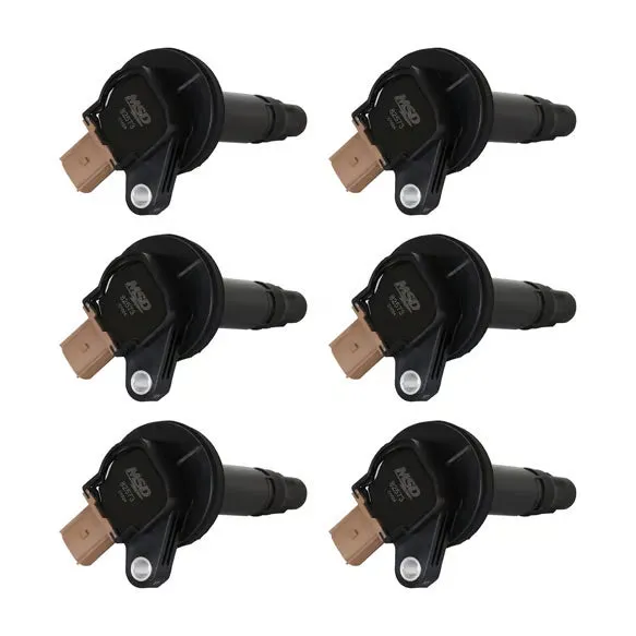 MSD Ignition Coil - Ford EcoBoost - 3.5L V6 - 3-Pin Connector - Black - 6-Pack product image