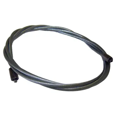 Crown Automotive Jeep Replacement 1976-1979 SJ w/ 5.9L 6.6L Engines;1976-1979 SJ w/ 4.2L Engine w/ Manual Transmission;60-1/8" Long; Intermediate Parking Brake Cable